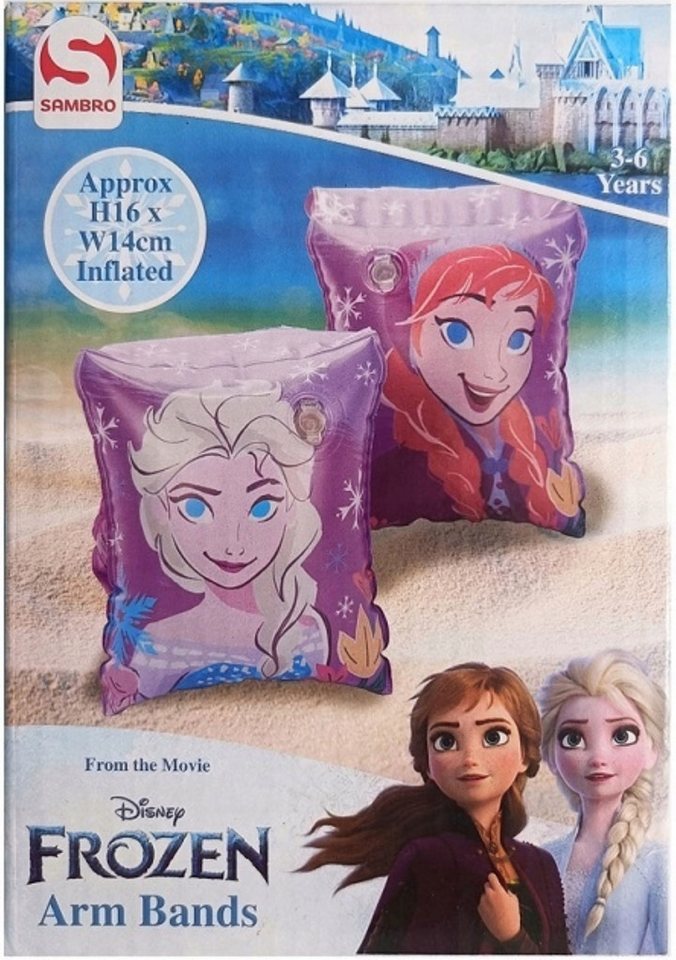 Festivalartikel Schwimmring Frozen Schwimmring + Schwimmflügel für Kinder