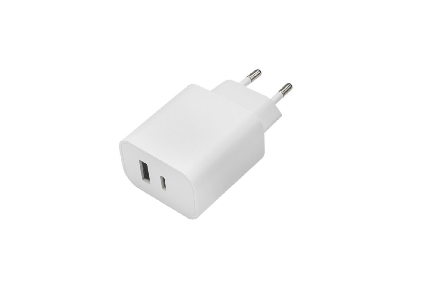 MaXlife 30W PD Quick Charge Schnell-Ladegerät 1x USB-C (Typ-C) und 1x USB weiß Schnelllade-Gerät Bild 5