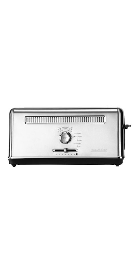 Gastroback Toaster, 1 langer Schlitz, für 2 Scheiben, 1100 W, Elektronisch geregelt: Immer gleiches Toastergebnis.