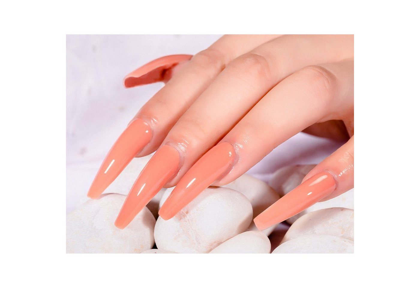 KINSI Lichthärtungsgerät Nagelverlängerungs-Gel Set mit 7 Farben,Gelnägel Starter Kit, inkl. UV/LED Lampe & Zubehör,Für langanhaltende & Verlängerungen
