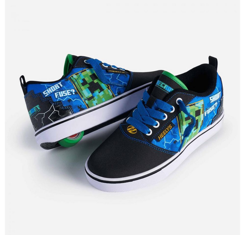 Heelys Rollschuhe x Minecraft Pro 20, Sneaker mit 1 Rolle pro Schuh