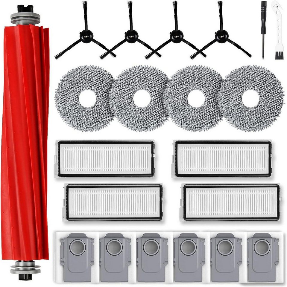 FELIXLEO Staubsaugerdüsen-Set Passgenaues Zubehörset für Roborock Qrevo S Pro und MaxV Saugroboter, (1-tlg) Bild 2