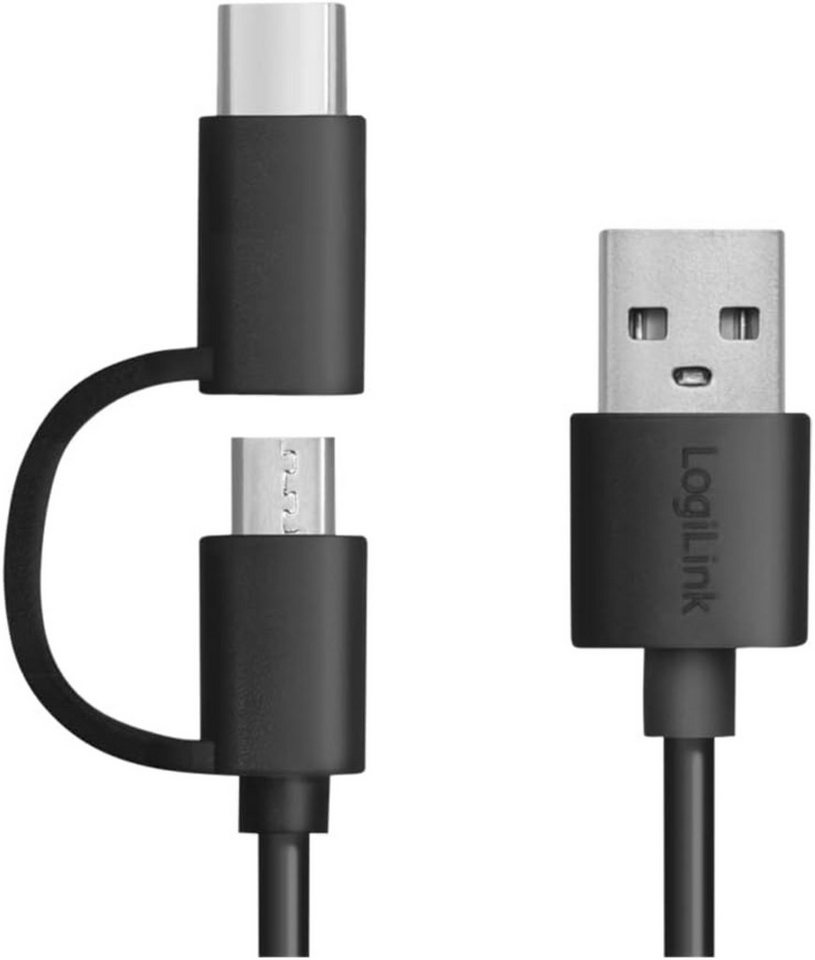LogiLink Powerbank 8000mAh Qi USB C kabellos LED Ladeanzeige schwarz Powerbank Powerbank mit Qi Ladefunktion 8000 mAh (5 V), Qi Laden USB C LED Anzeige 3 Geräte gleichzeitig kompakt schwarz Bild 3