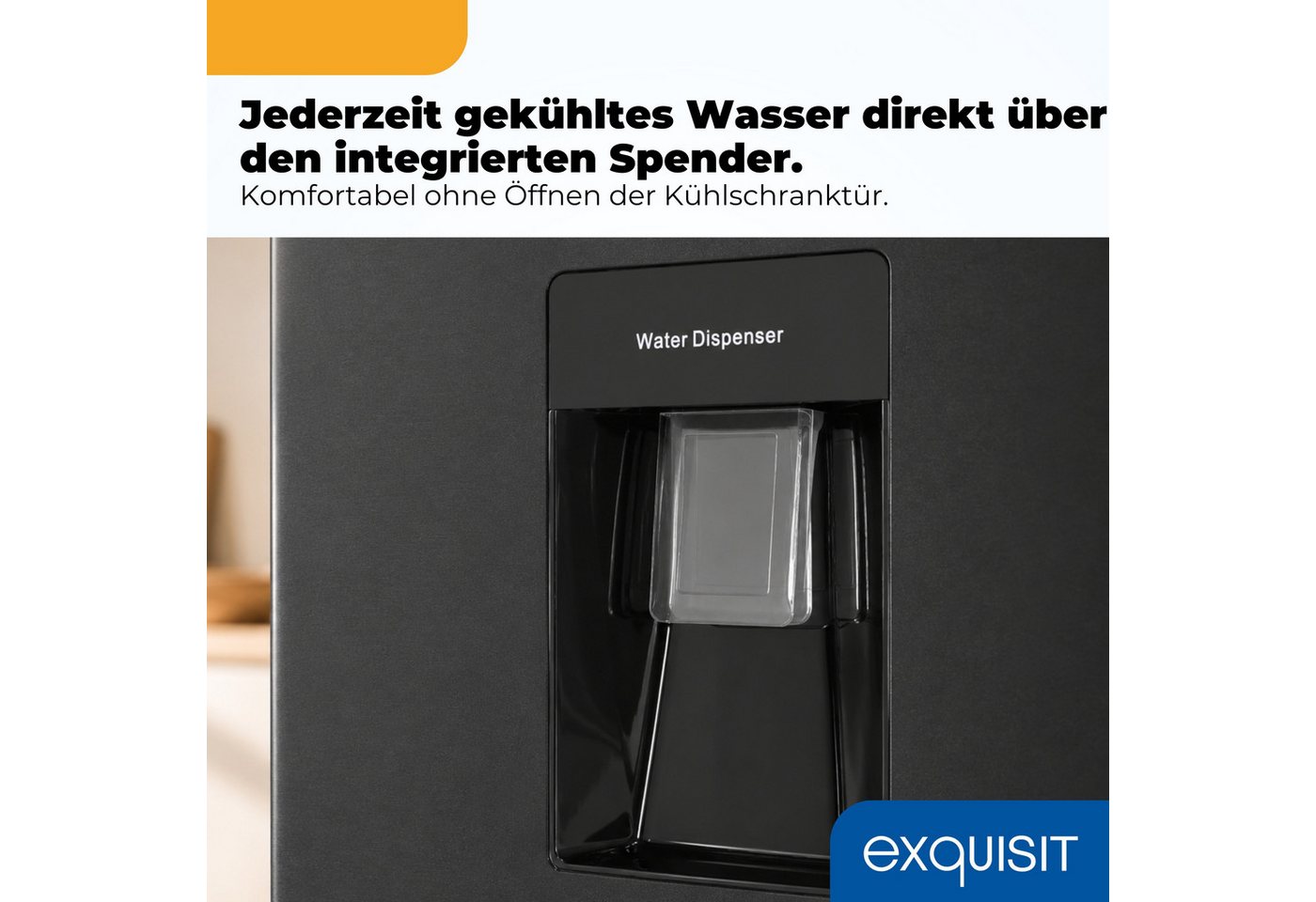 exquisit Kühl-/Gefrierkombination KGC5265-70-NF-WS-040C, 180,5 cm hoch, 54 cm breit, 251 l Nutzinhalt, LED Beleuchtung, Energieklasse C, 39 dB
