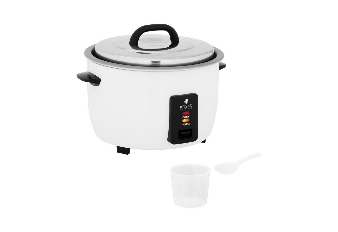 Royal Catering Reiskocher 10L Gastro Dampfkocher Reiskochtopf Gemüsegarer Elektrisch, 1600 W Bild 3