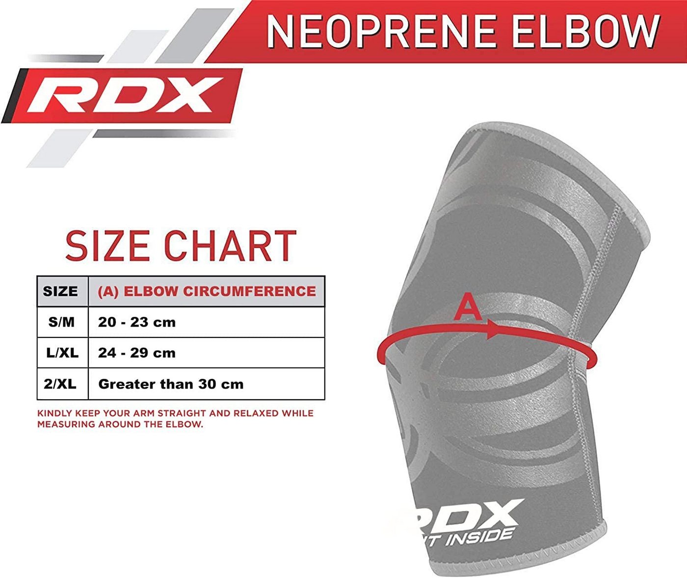 RDX Sports Ellenbogenschutz RDX Ellenbogen Bandagen Ellenbogen Unterstützung Bandage Ellenbogen Bild 4