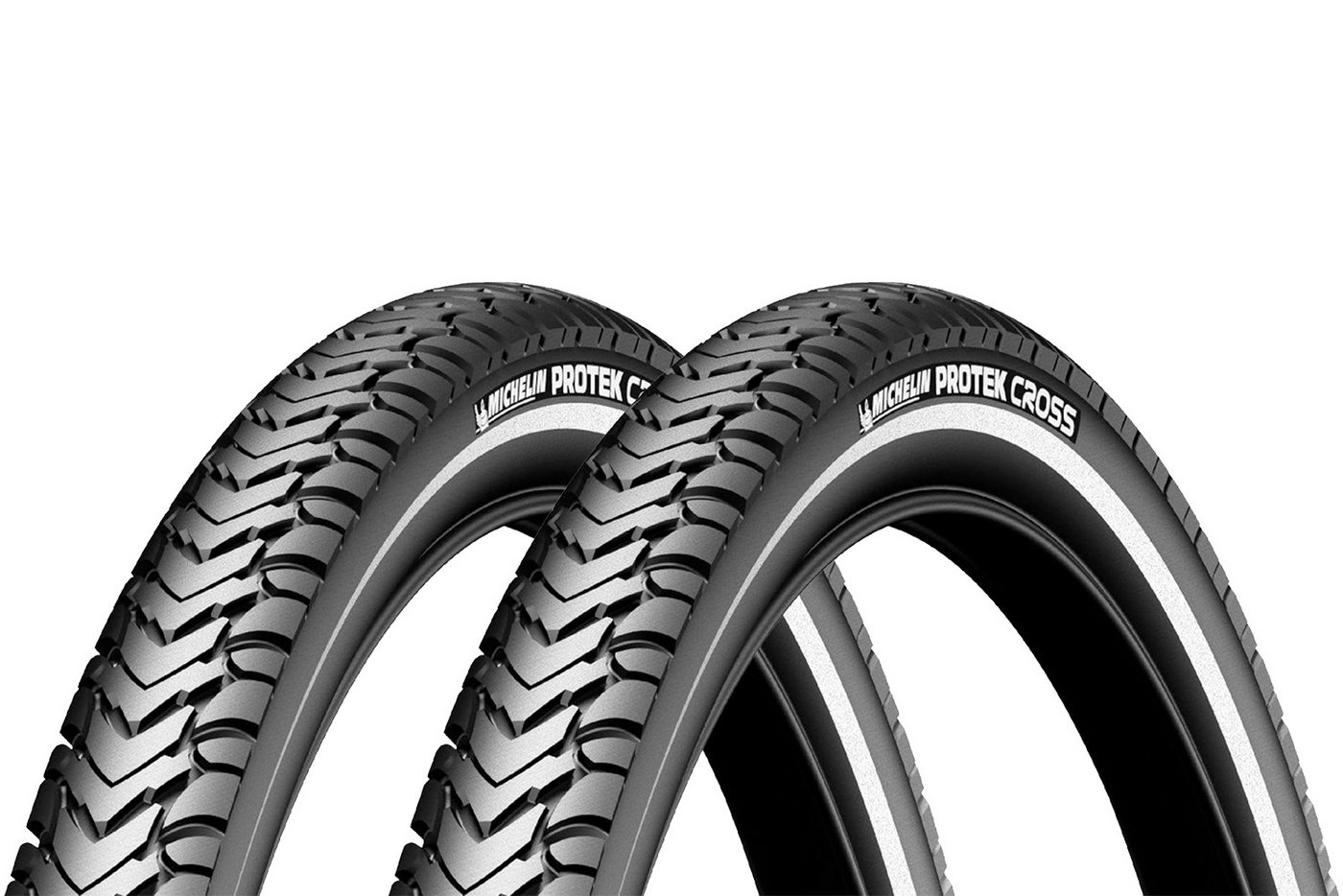 Michelin Fahrradreifen 2Stück 28x1.4 MICHELIN Protek Cross Fahrrad Reifen 37-622 Pannenschutz Bild 3