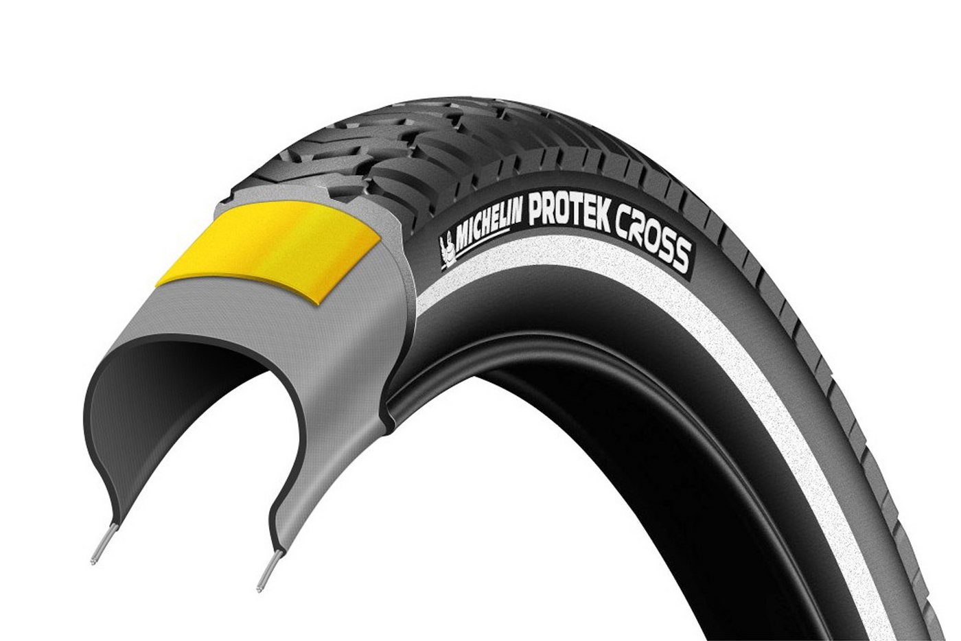 Michelin Fahrradreifen 2Stück 28x1.4 MICHELIN Protek Cross Fahrrad Reifen 37-622 Pannenschutz Bild 5