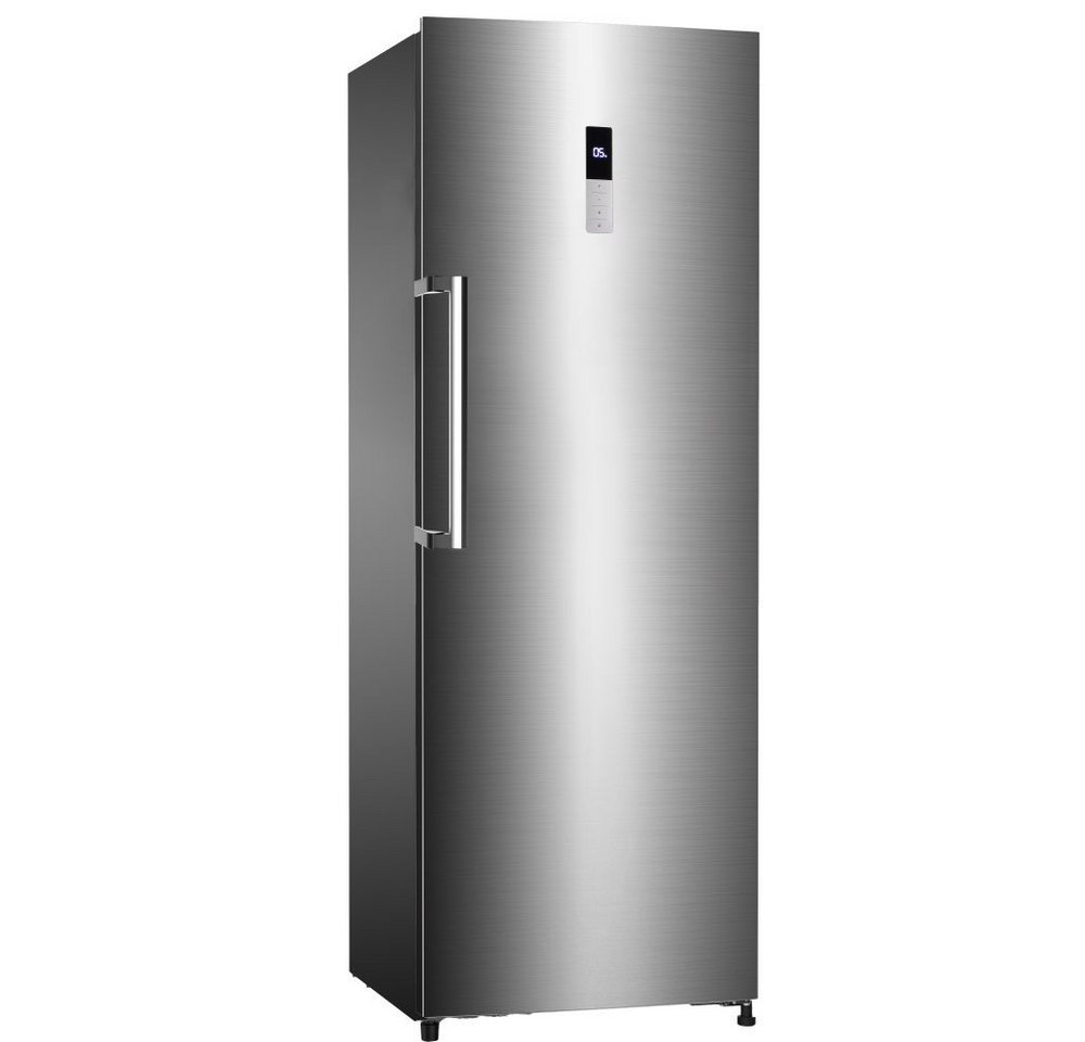 SCHOEPF Gefrierschrank GS282IX, 185 cm hoch, 59.5 cm breit, No-Frost, 282 Liter Nutzinhalt, LED-Beleuchtung