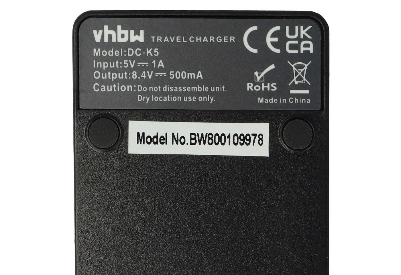 vhbw passend für Canon PowerShot SX70 HS Digitalkamera / Kamera / Kamera-Ladegerät Bild 5