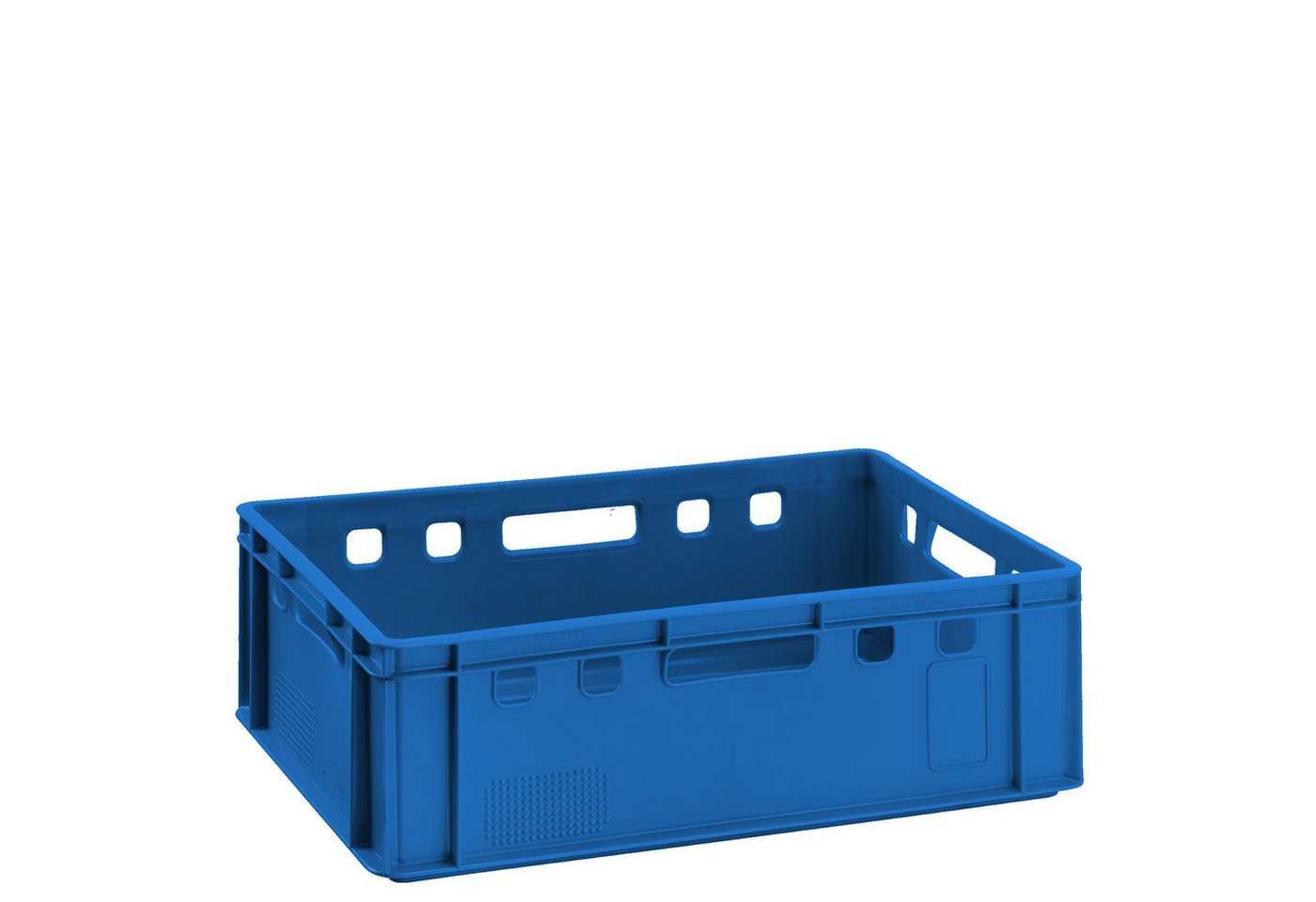 BURI Transportbehälter Fleischerkiste Fleischkiste Eurofleischerkiste E2 Stapelkiste Blau, (1-St) Bild 3