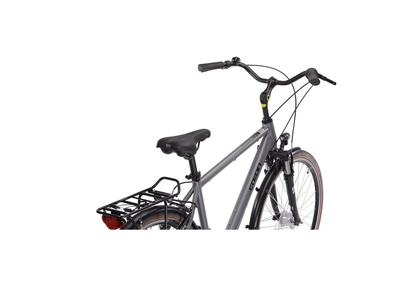 Airtracks Cityrad 28 Zoll Herren City Fahrrad CITERRA SL2 Trekking Bike, 7 Gang Shimano NEXUS Schaltwerk, Nabenschaltung, (Shimano Nexus 7), Grau - Rahmenhöhen 48cm, 52cm, 56cm und 60cm - Modell 2026 Bild 4