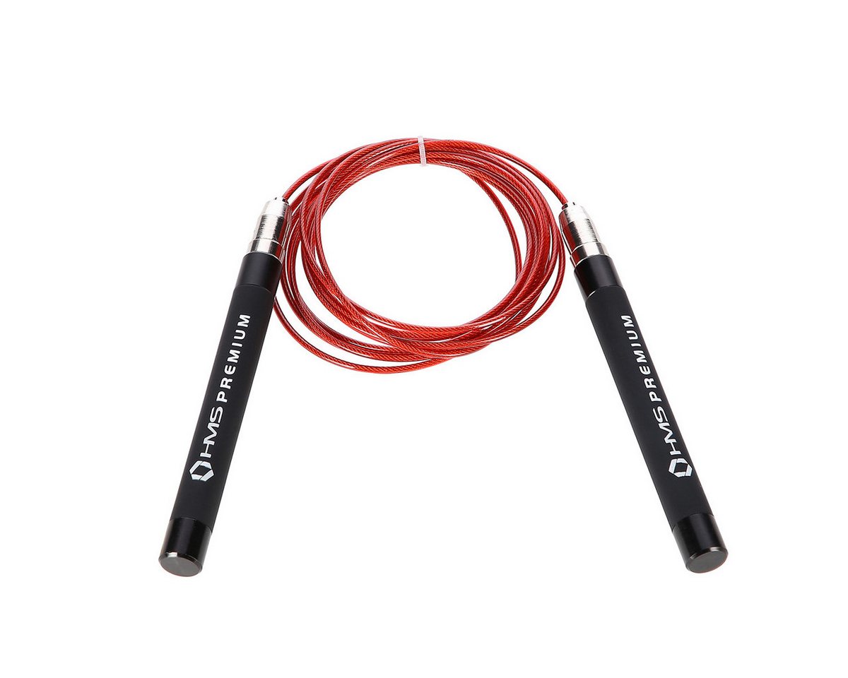 HMS Premium Springseil Speed Rope für Ausdauer und Sprungkraft Sprungseil Seilspringen, Seillänge verstellbar, Seillänge 278cm Bild 4