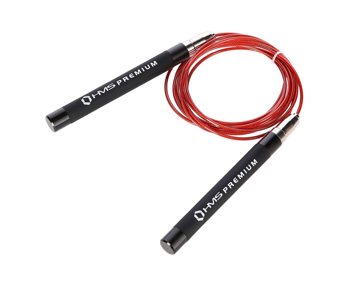HMS Premium Springseil Speed Rope für Ausdauer und Sprungkraft Sprungseil Seilspringen, Seillänge verstellbar, Seillänge 278cm Bild 5