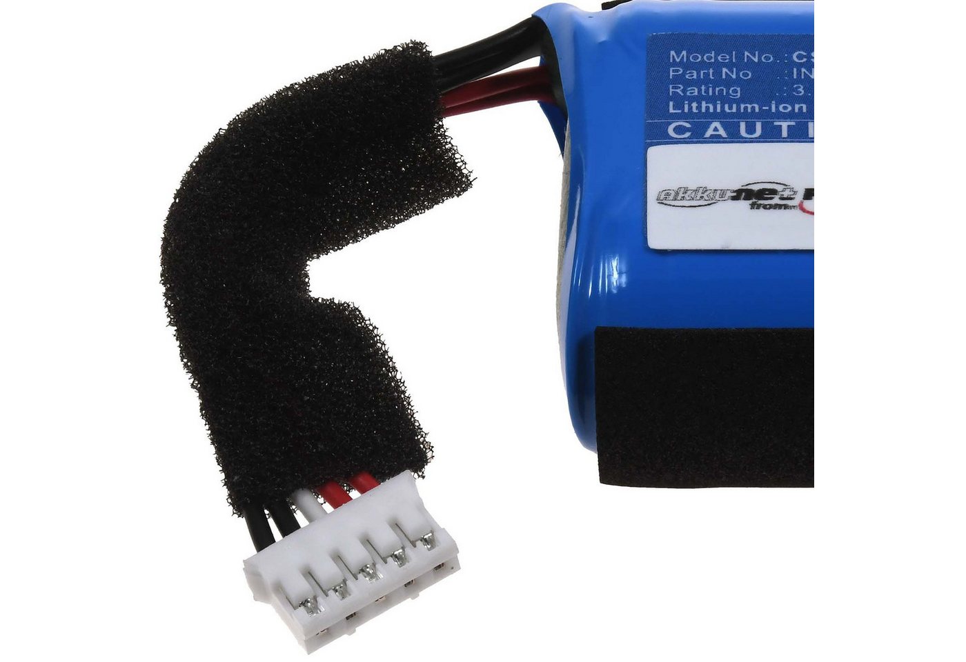 Powery Akku für Teufel Rockster Go 2 Akku 5200 mAh (3.7 V) Bild 3