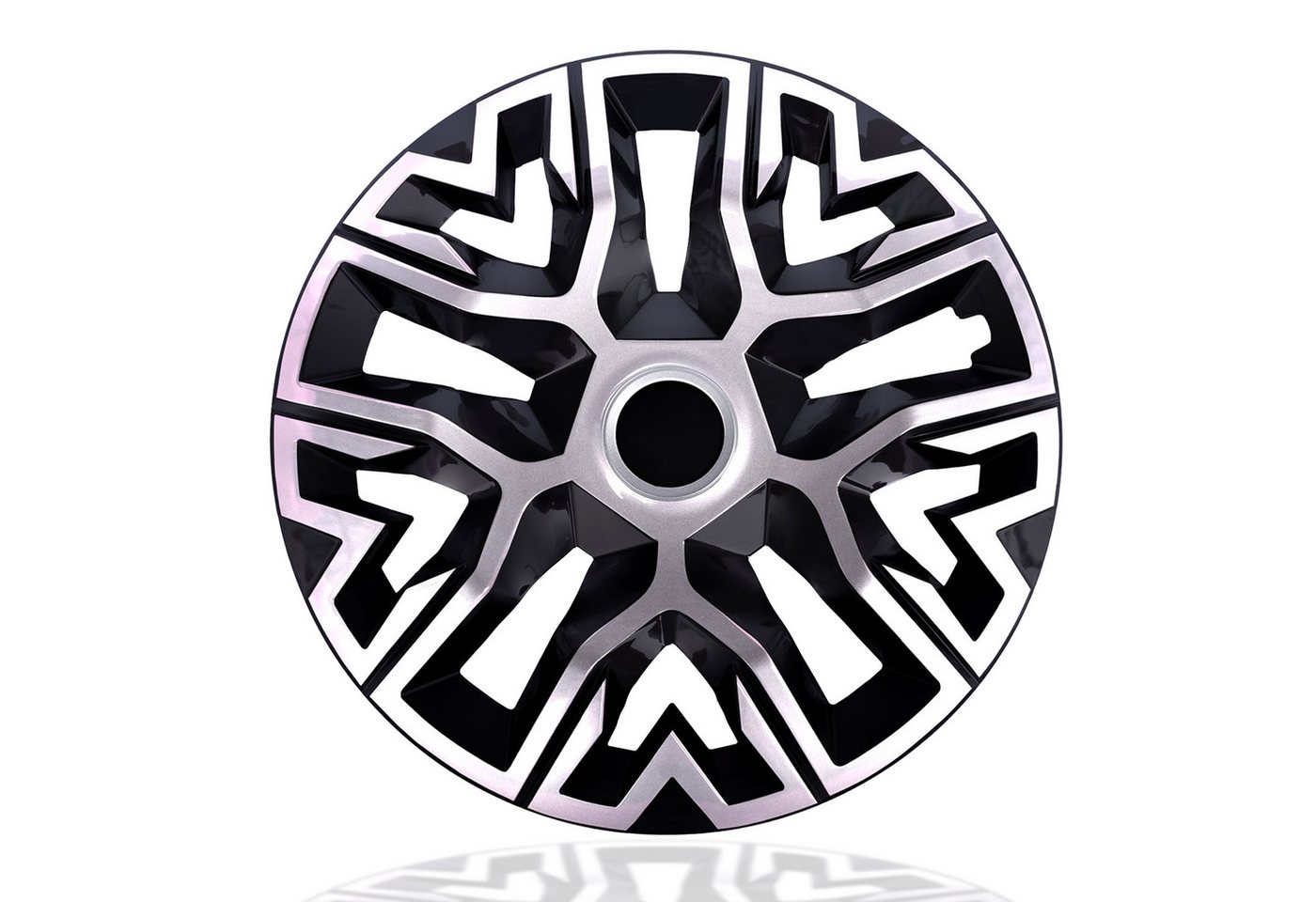 NRM Radkappe 4x NRM Radkappen THE BEST 16" BICOLOR silber/schwarz, 16 in Zoll, (4-St) Bild 2