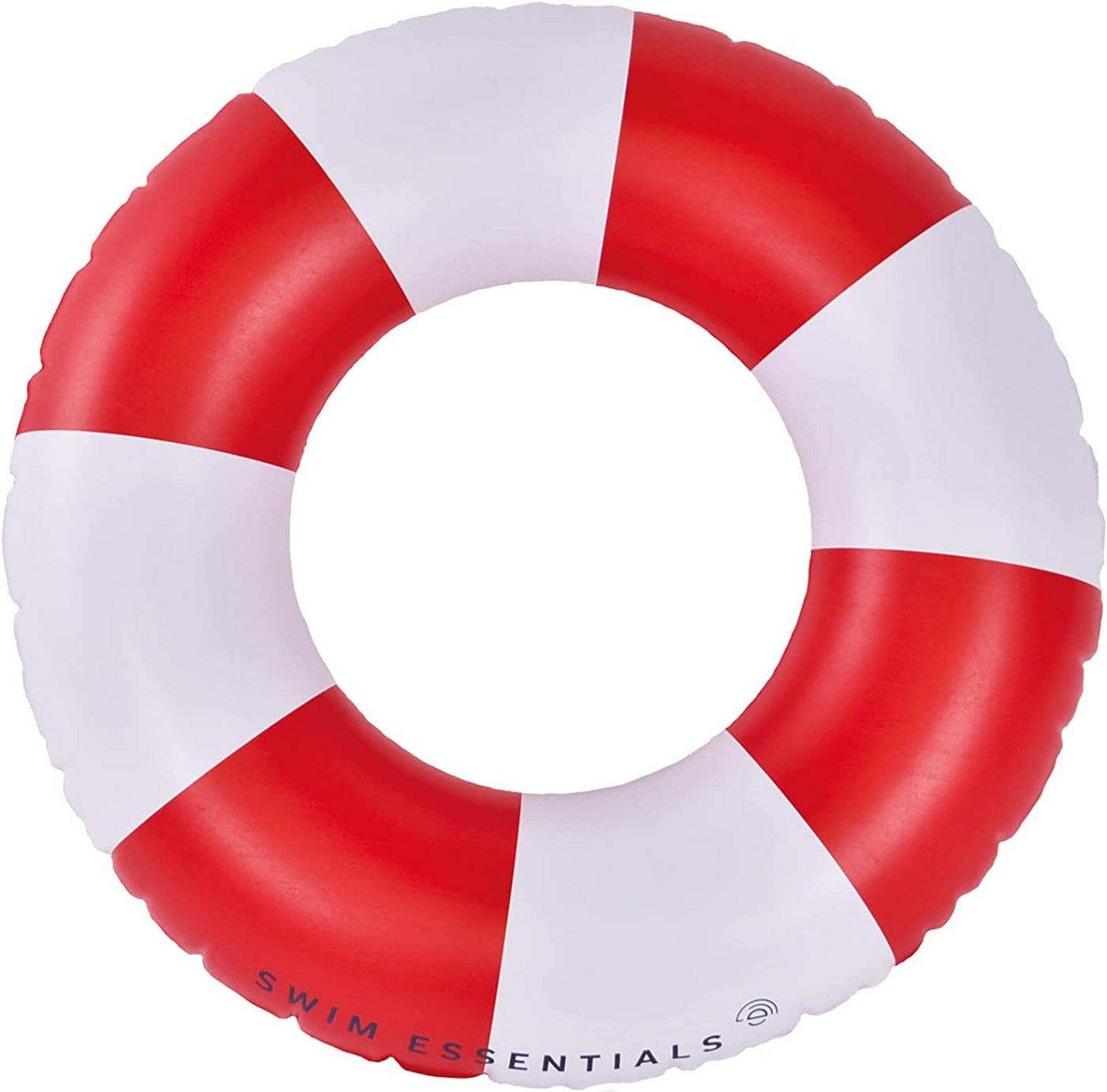 Swim Essentials Schwimmring Schwimmring 55 cm Rot - Weiß, Schwimmreifen Reifen Ring Schwimmhilfe