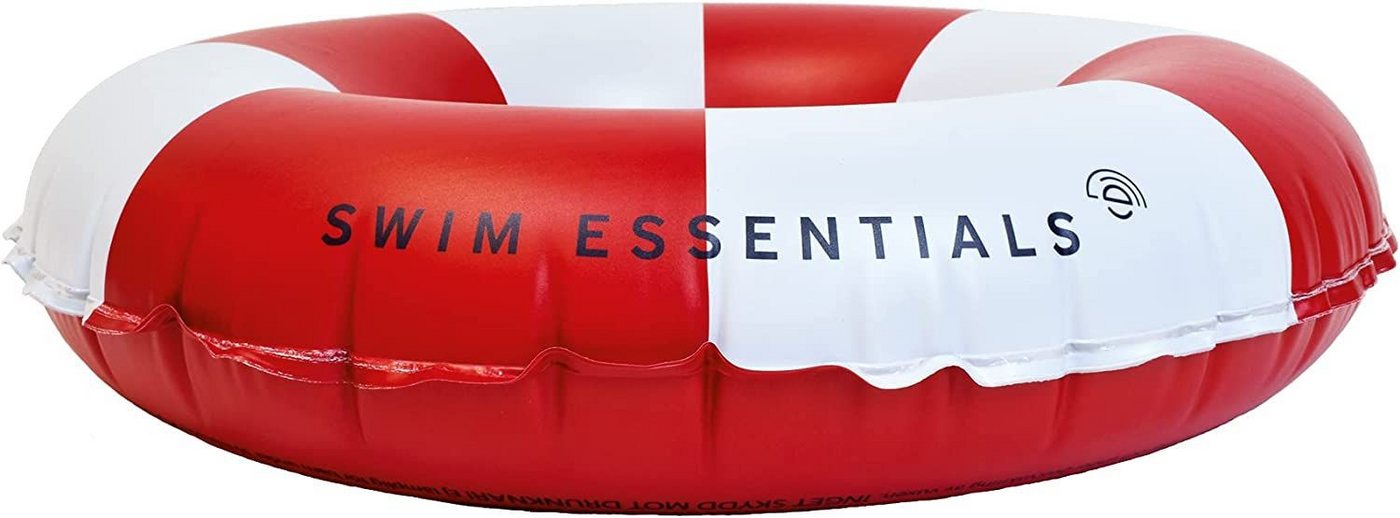 Swim Essentials Schwimmring Schwimmring 55 cm Rot - Weiß, Schwimmreifen Reifen Ring Schwimmhilfe Bild 3