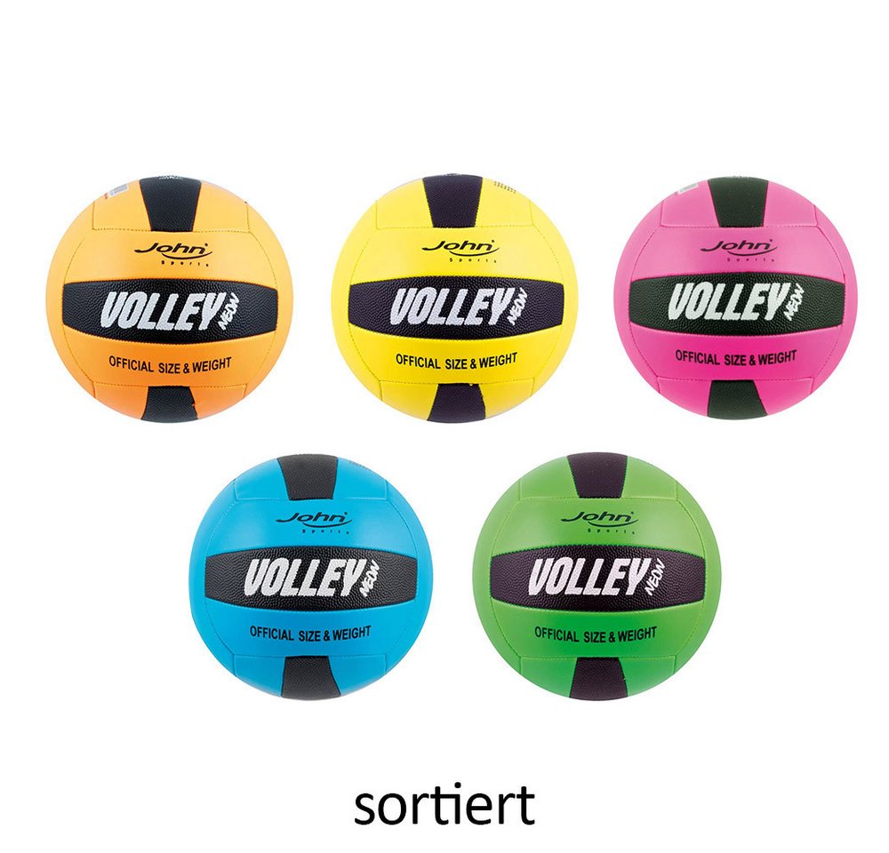 John GmbH Volleyball John Volleyball Neon Größe 5 sortiert Bild 3