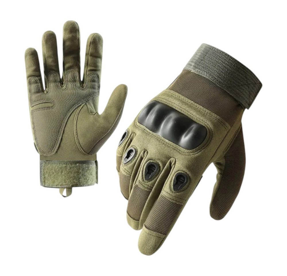 VERK GROUP Motorradhandschuhe Motorrad Schutzhandschuhe Militärische Handschuhe Gr. XL Grün Bild 2