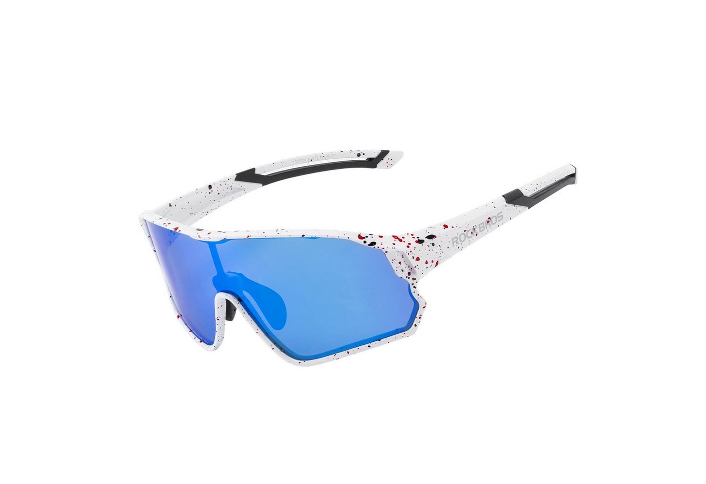 ROCKBROS Fahrradbrille Sportbrille Kinder Jugendliche Outdoor Radfahren TR90 Rahmen, selbsttönend, UV400 Schutz, photochrome Gläser, leicht, rutschfest