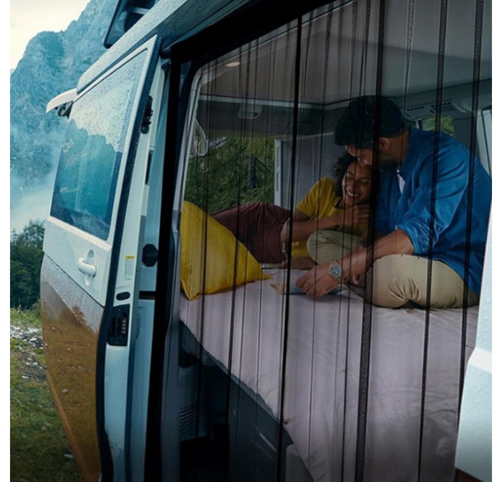 Agger Autosonnenschutz Universelles Auto Heckklappe Moskitonetz,Fliegengitter Auto, (Universelles Insektenschutznetz mit Klettverschluss), für Standard-Dach,für Caravan Camping Bild 2
