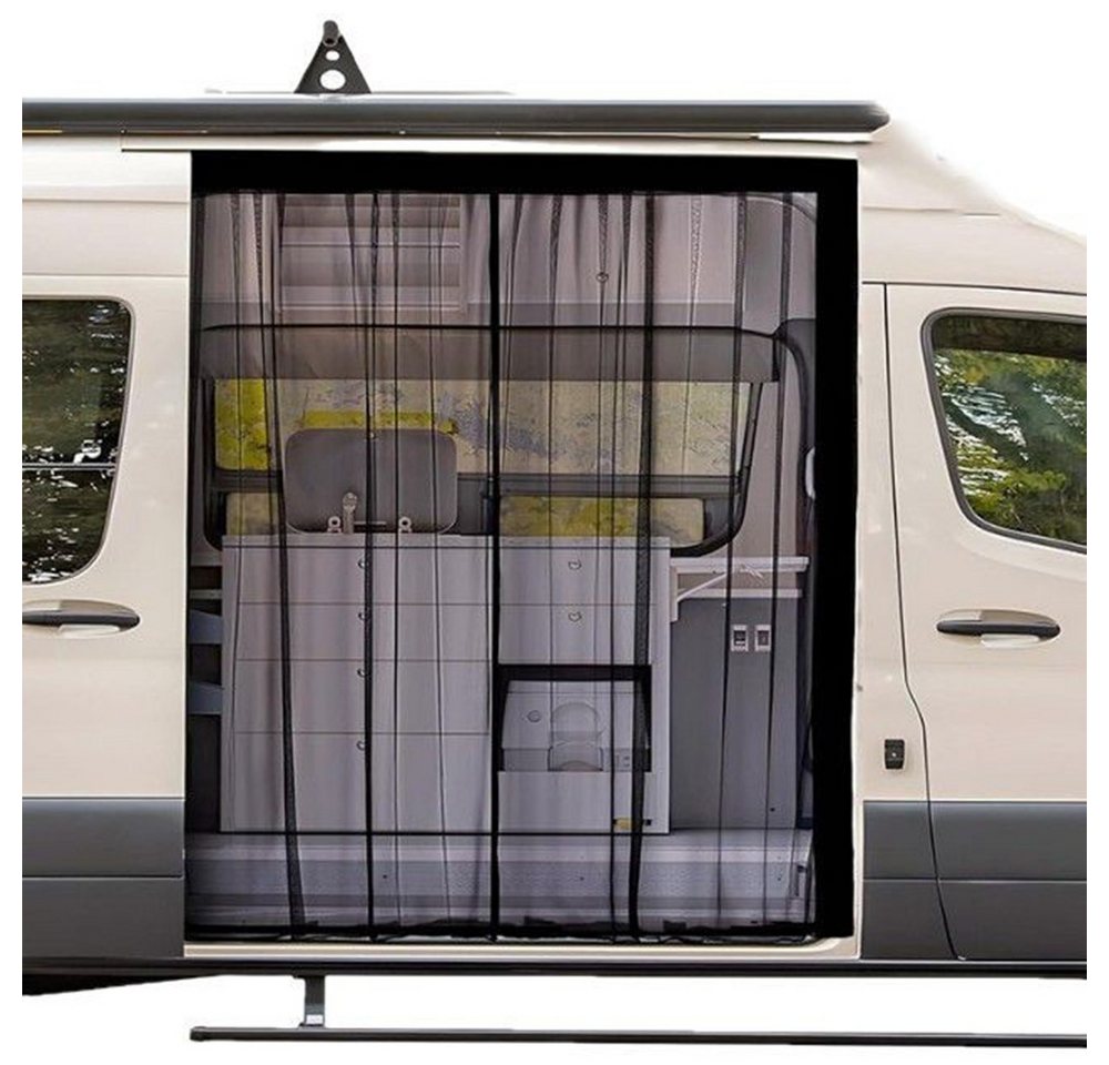 Agger Autosonnenschutz Universelles Auto Heckklappe Moskitonetz,Fliegengitter Auto, (Universelles Insektenschutznetz mit Klettverschluss), für Standard-Dach,für Caravan Camping Bild 5
