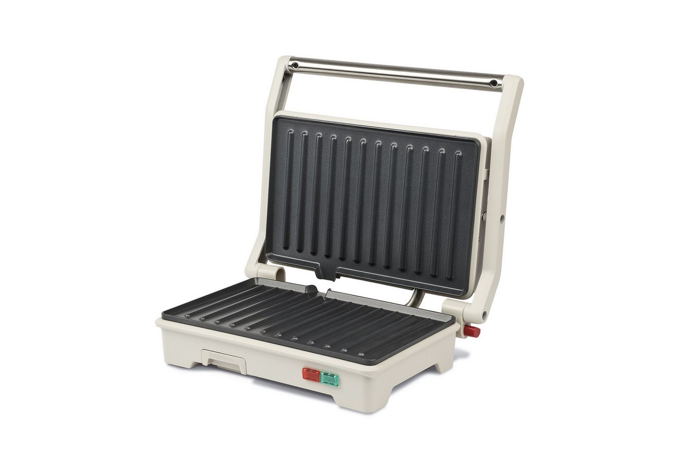 Girmi Kontaktgrill TS15, 900 W, Keramik-Antihaft, 180°-Öffnung, Fettauffangschale Bild 3