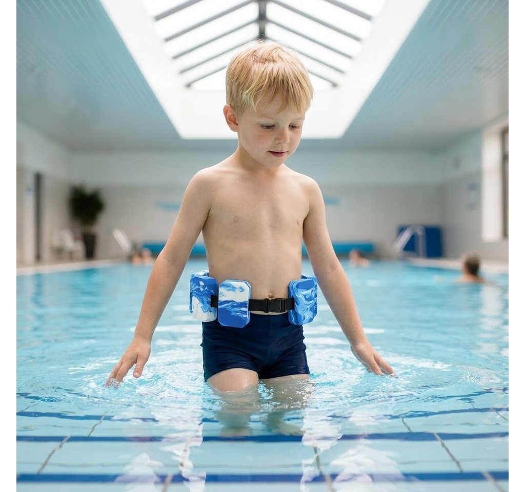 POPOLIC Schwimmgürtel Schwimmgürtel mit Auftrieb – Schaumgürtel für Anfänger Bild 3