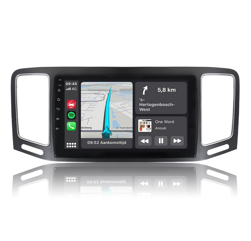 A-Sure 8-Core 4-Core Android 15 Carplay Navi Für VW Sharan 7N Seat Alhambra Autoradio (DSP, RDS, Digitalradio (DAB), USB) Bild 5