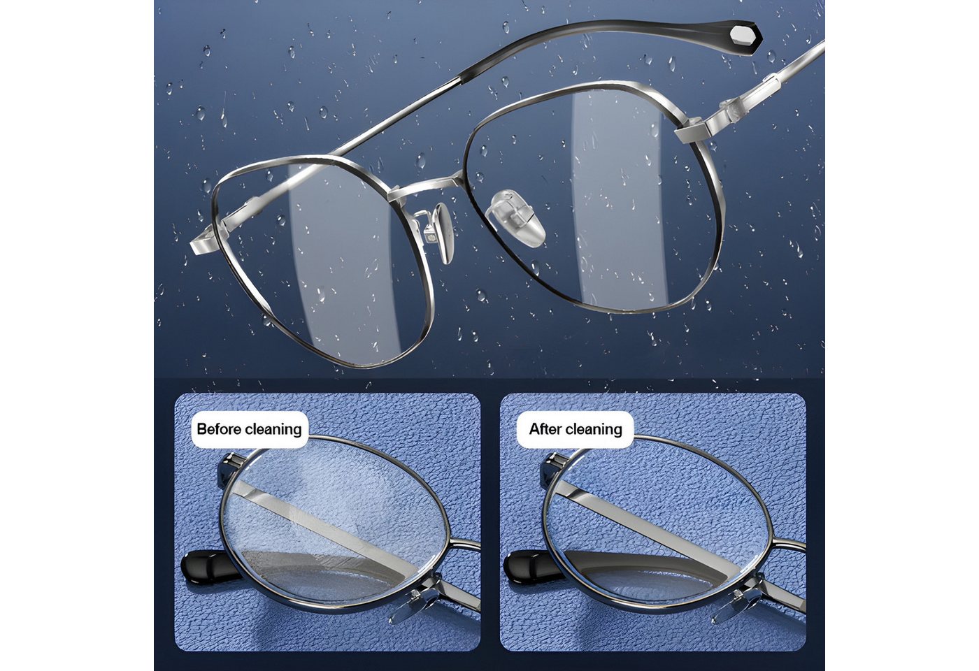 Athlix Ultraschallreiniger Ultraschall-Brillenreiniger Kontaktlinsenreiniger für Schmuck, Uhren, 360° Reinigung, Ideal für Reisen, Einfache Bedienung Bild 5