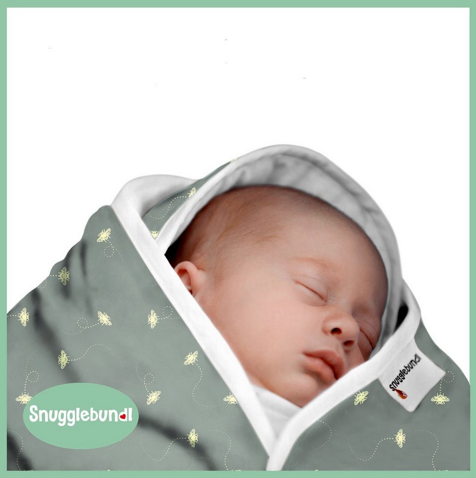 Snugglebundl Tragetuch Hebetuch & Tragetuch mit Griffen — Baby heben ohne Aufwecken, Babytragetuch mit Kopf- und Nackenstütze Bild 3