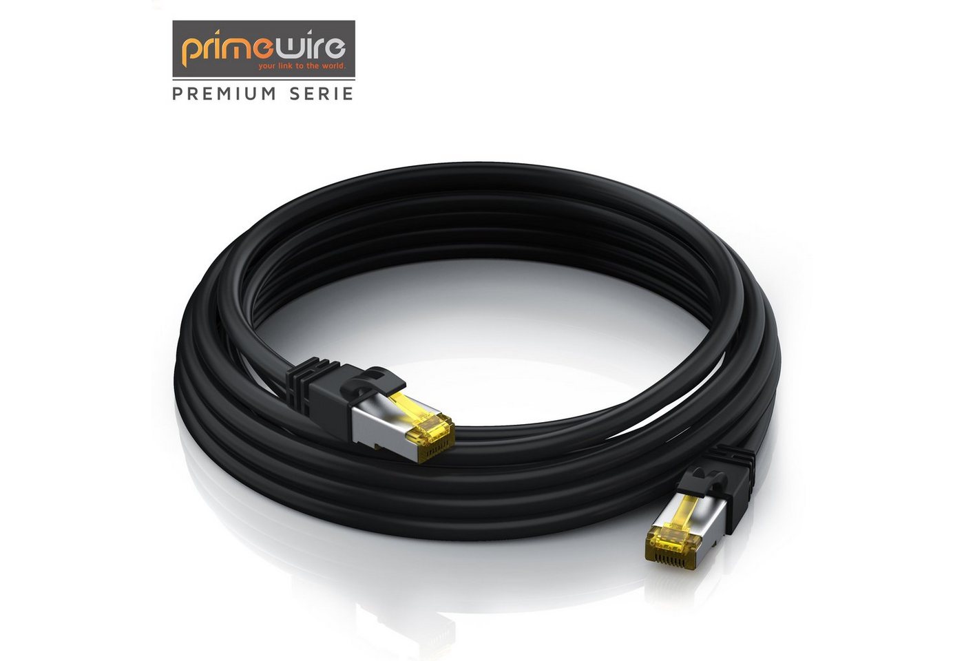 Primewire LAN-Kabel, CAT.7, RJ-45 (Ethernet) (2500 cm), Gigabit Ethernet S/FTP Netzwerkkabel, 10000 Mbit/s, Patchkabel - 25m Bild 5