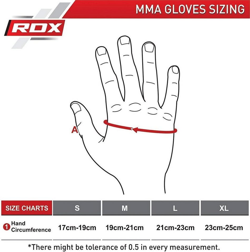 RDX Sports MMA-Handschuhe RDX MMA Handschuhe Professional Martial Arts Boxsack Sparring