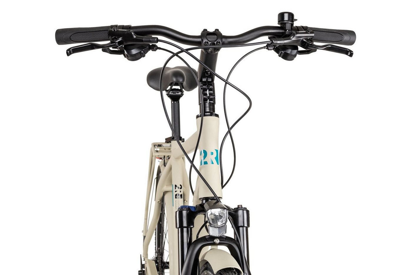 2R Manufaktur Trekkingrad TLX24, 24 Gang Shimano Acera RD-M360 Schaltwerk, Kettenschaltung, Herrenrad 28 Zoll braun/beige Bild 4