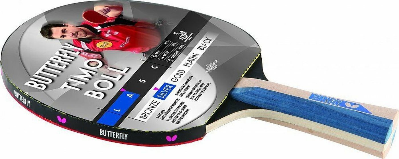 Butterfly Tischtennisschläger Timo Boll Silber - 85016, Tischtennis Schläger Racket Table Tennis Bat