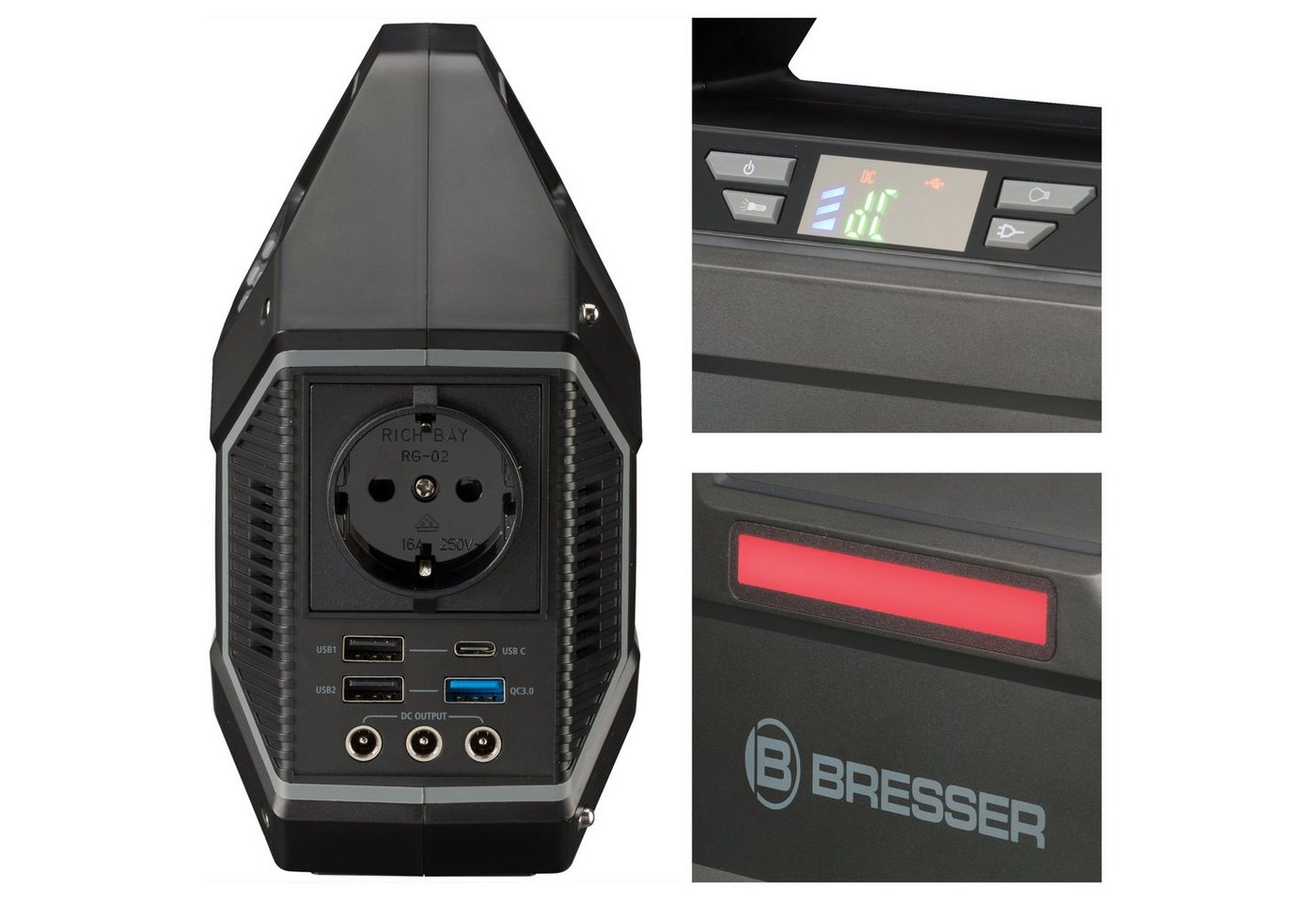 BRESSER BRESSER Set Mobile Power-Station 100 W + Solar-Panel 40 W Powerstation Bild 2