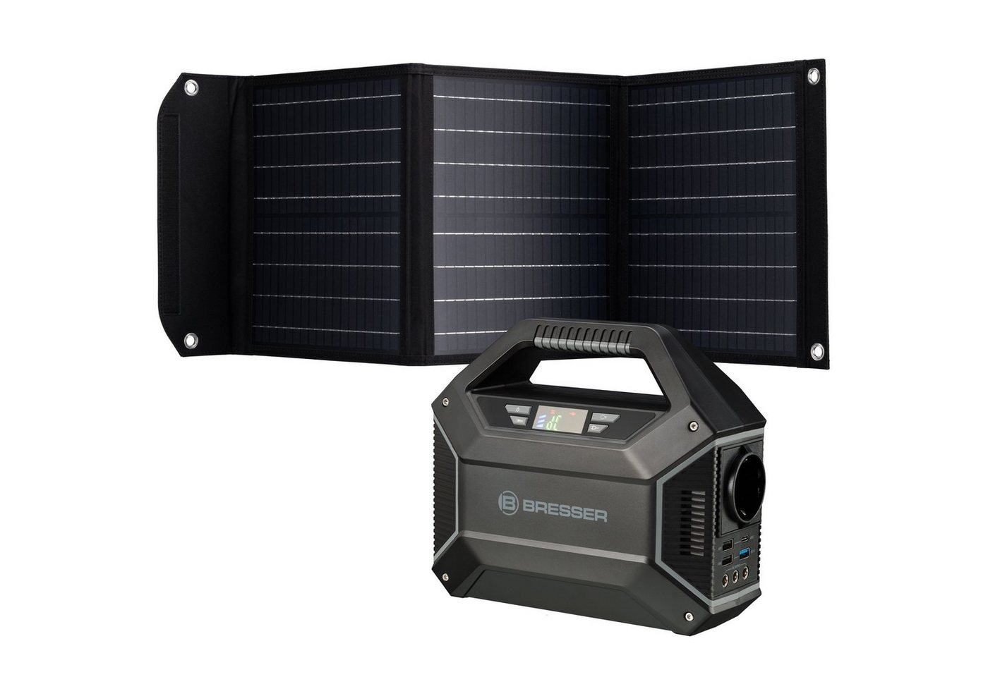 BRESSER BRESSER Set Mobile Power-Station 100 W + Solar-Panel 40 W Powerstation Bild 5