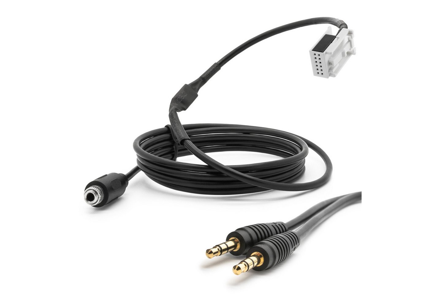 Adapter Universe AUX Adapter Kabel Line In 12pol Radio Audio MP3 passend für BMW E60 E6 KFZ-Adapter