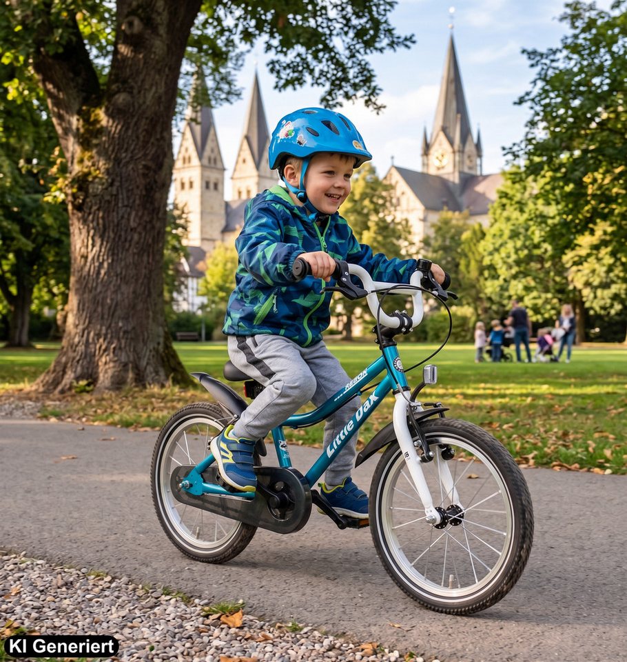 Bachtenkirch Kinderfahrrad Little Dax Fahrrad ab 3 Jahre leicht Jungen Mädchen 14 16 18 Zoll, Wählbar. Silber, Blau, Rot, 14 Zoll, 16 Zoll, 18 Zoll Bild 4