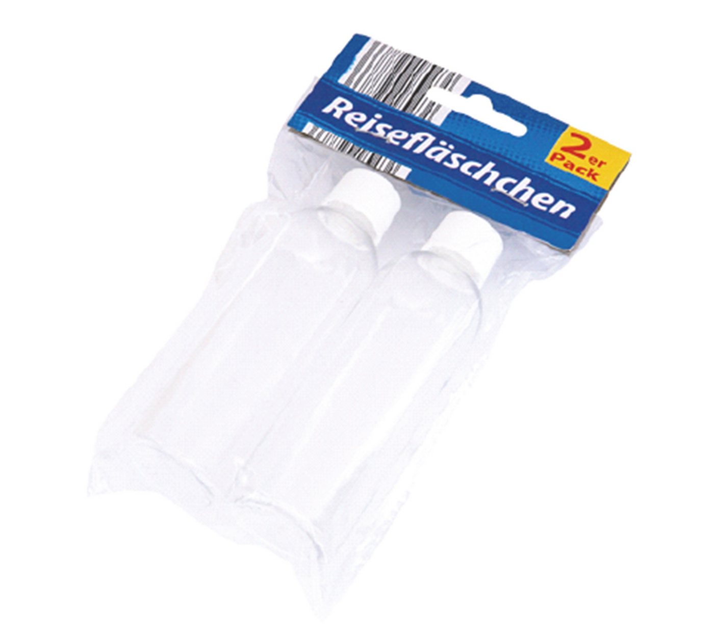 Gepäckgurt Reisefläschchen Set 2 Stück transparent, (Stück, 2-tlg., Reisefläschchen), Reiseflaschen Set Travel Bottles Reisebehälter