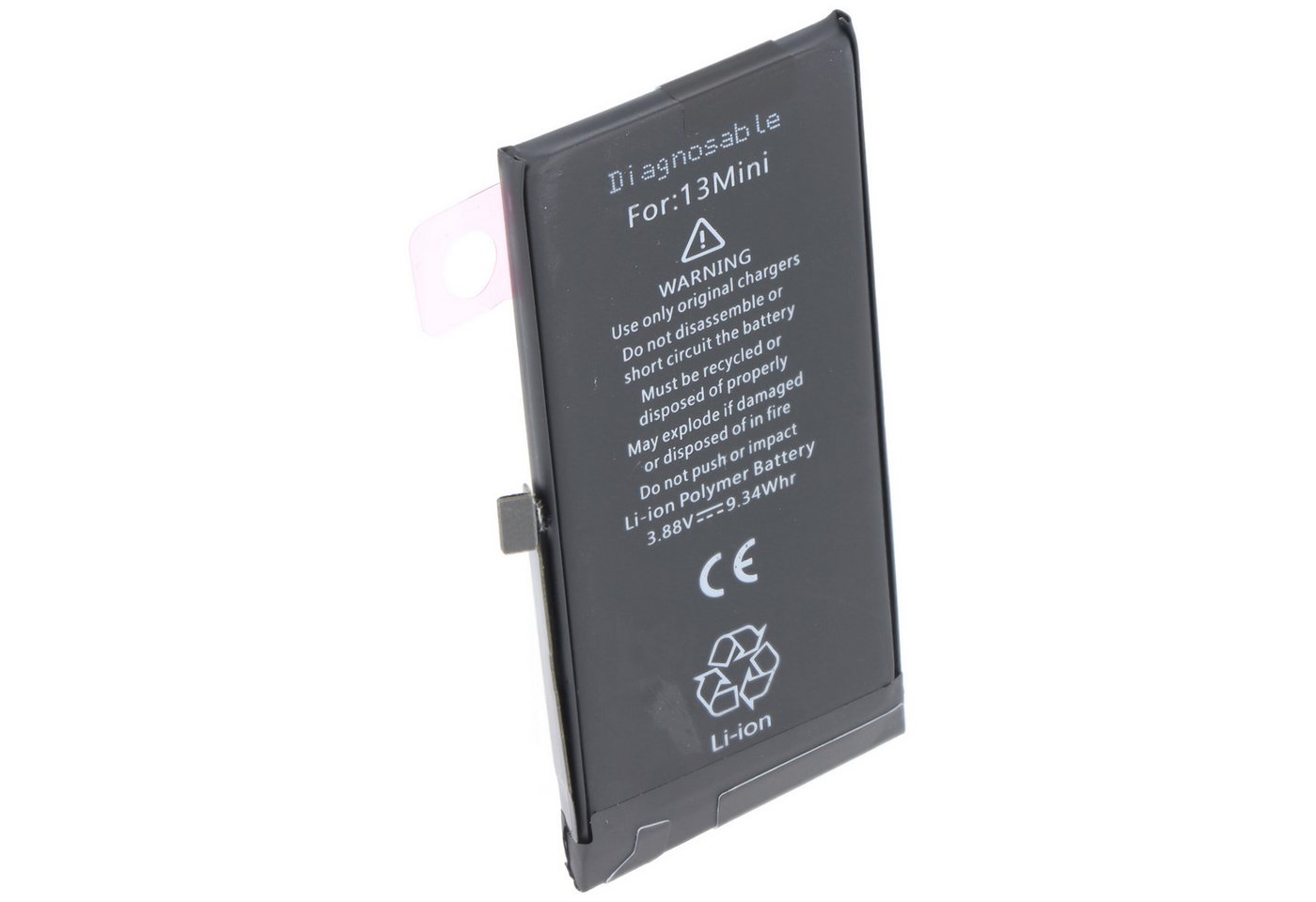 AccuCell Akku passend für Apple iPhone 13 Mini, diagnostizierbar, Li-Polymer, Akku 2406 mAh (3,9 V) Bild 5