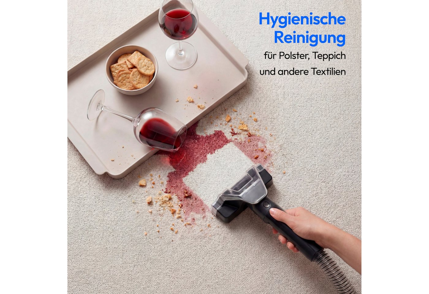 Medion® Nass-Trocken-Sauger E10 UC Polsterreiniger (MD 100122), 750 W, beutellos
