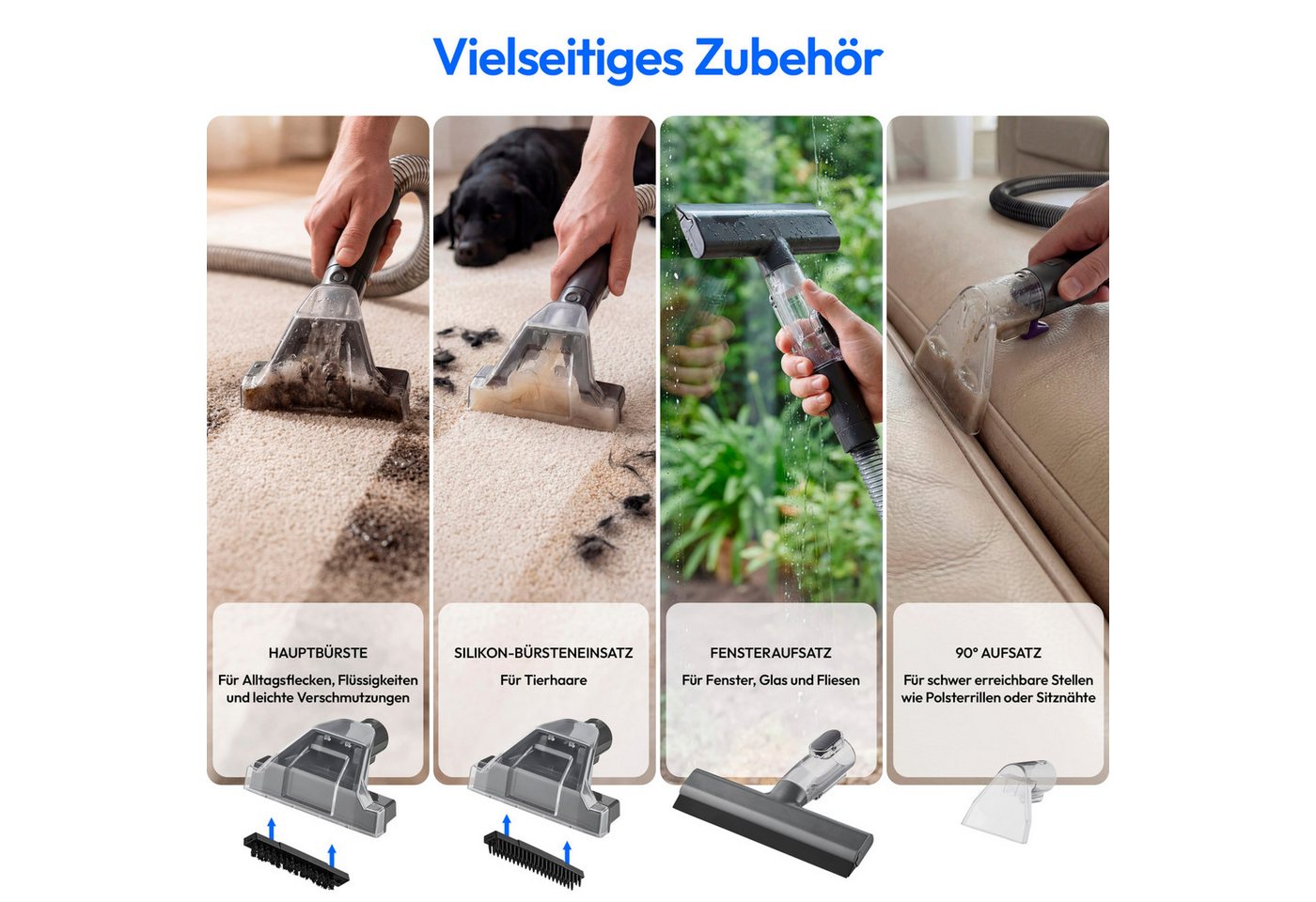 Medion® Nass-Trocken-Sauger E10 UC Polsterreiniger (MD 100122), 750 W, beutellos Bild 5