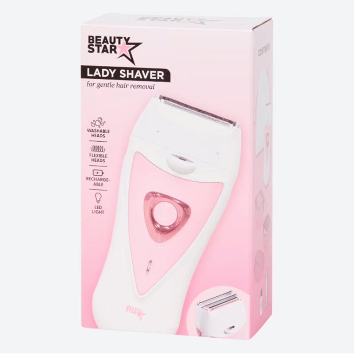 Spectrum Beauty-Trimmer Lady Shaver aufladbar mit Zubehör Elektrischer Rasierer Bild 3