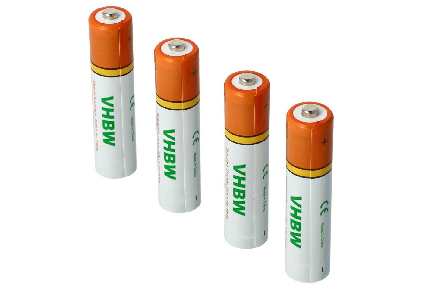 vhbw Akku passend für Gigaset Comfort 550HX, 500HX, 550, 500 Akku Akku NiMH 800 mAh (1,2 V, 4 St), Leistungsfähige Austausch-Akkus für Telefon, Festnetz oder schnurloses