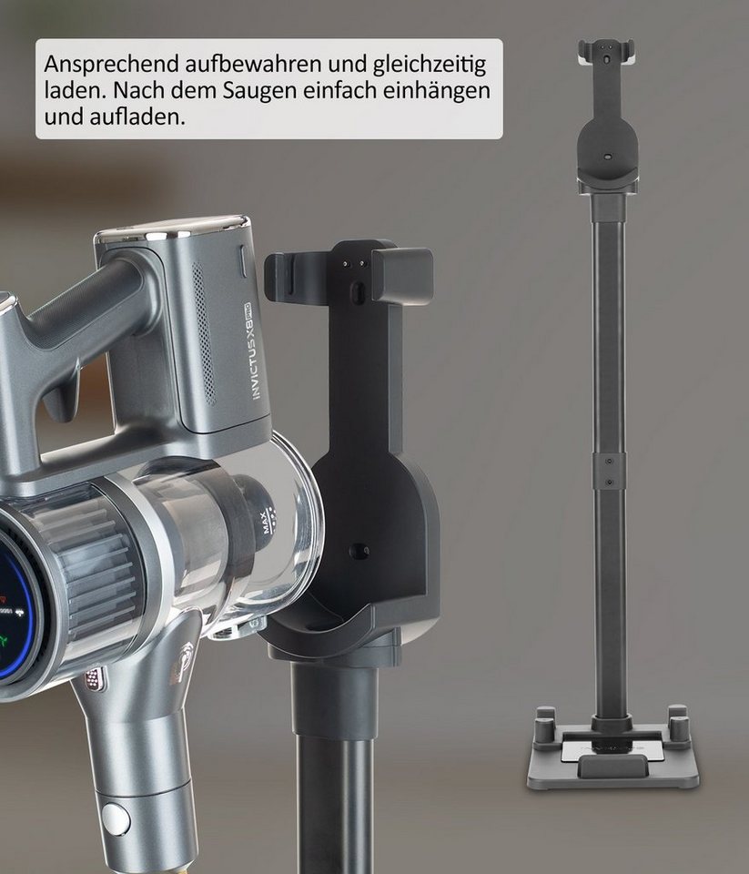 Genius Akku-Bodenstaubsauger INVICTUS X8 Aufbewahrungsstation mit Ladefunktion, Aufbewahrungsstation mit Ladefunktion - auch für X8 Pro geeignet Bild 3