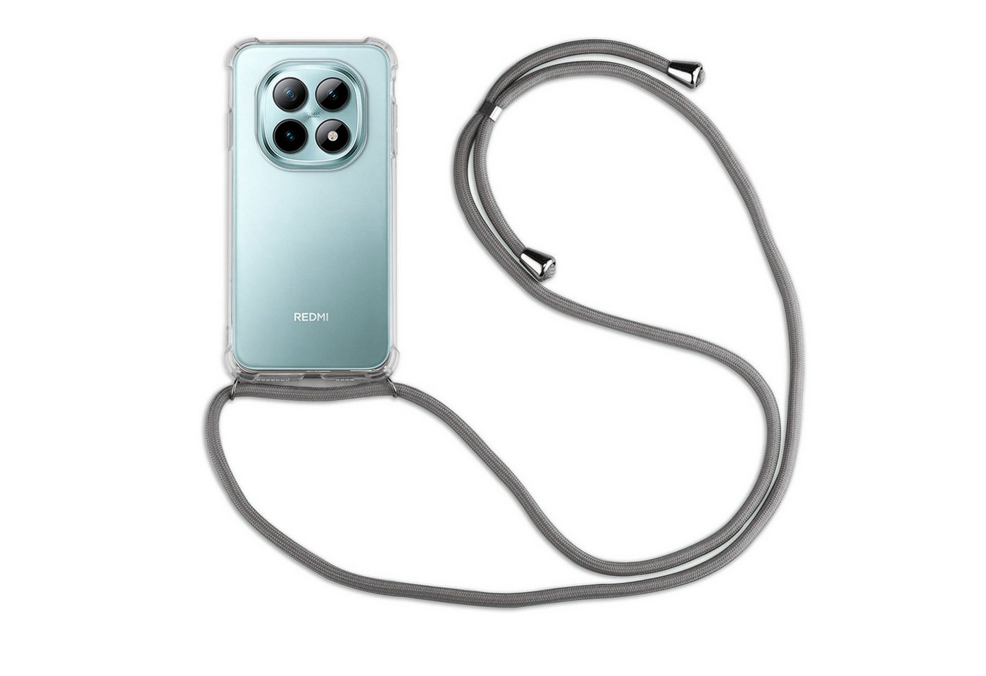 betterfon Handykette für Xiaomi Redmi Note 15 Serie Handyhülle mit Band & Kordel Kette in, Premium-Panzerung – stoßfest, kratzresistent & passgenau Bild 3