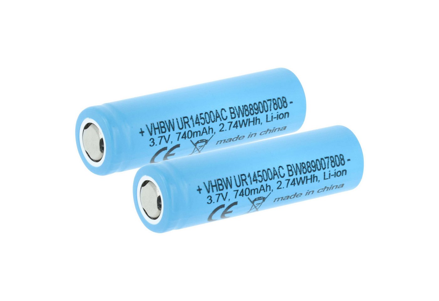 vhbw Akku passend für Braun iO 10, 7, 6, 9, 8 Rasierer / Zahnbürste (740 Akku Akku Li-Ion 740 mAh (3,7 V, 2 St), Leistungsfähige Austausch-Akkus für Ihre Elektrozahnbürste