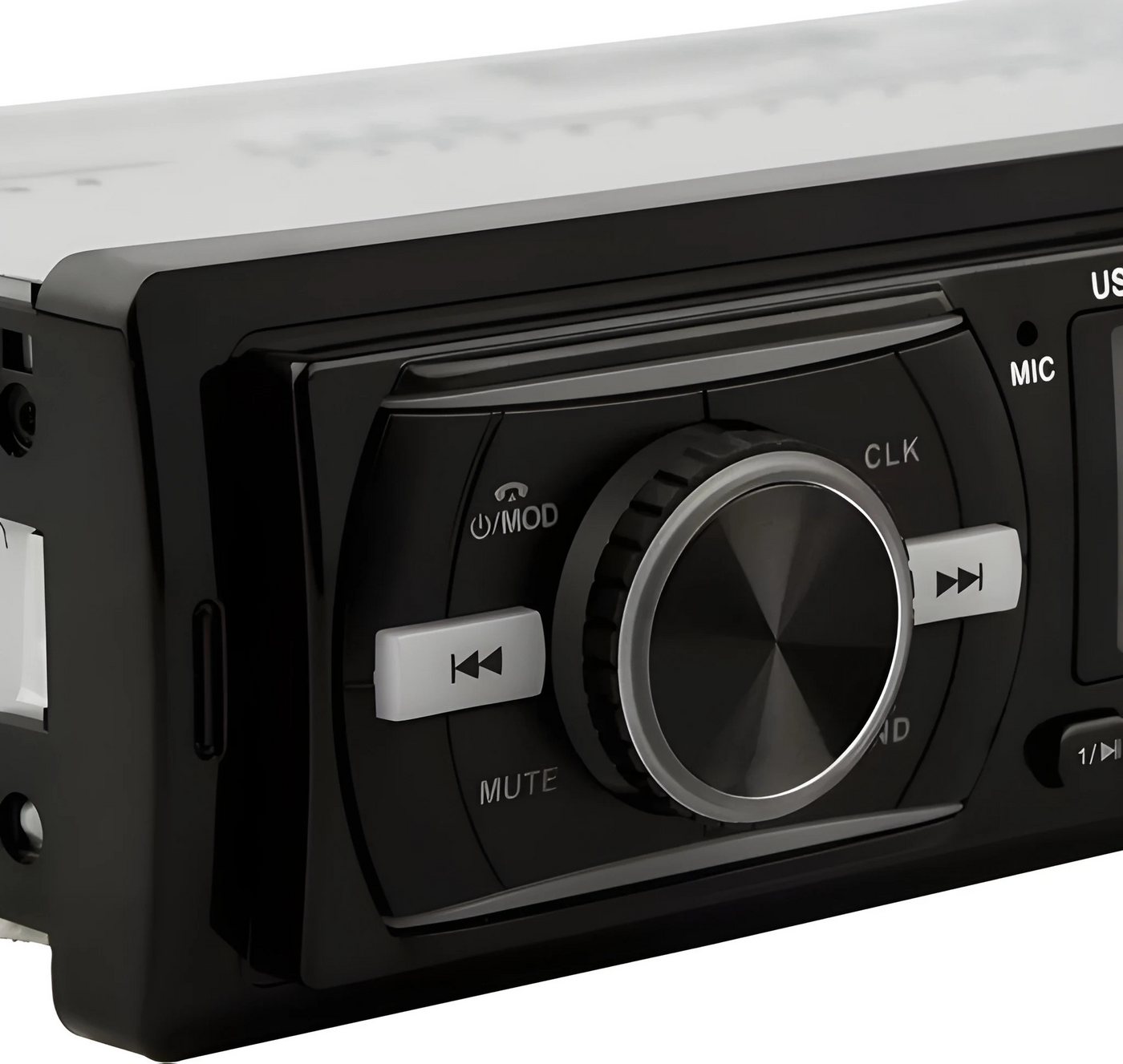 Athlix Auto Radio DAB+, Bluetooth, USB, Aux-Eingang, Sub-Out, Multicolour Autoradio (Freisprechfunktion, App-Steuerung, Schnellladung)